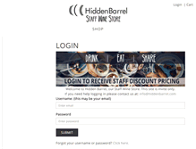 Tablet Screenshot of hiddenbarrel.com